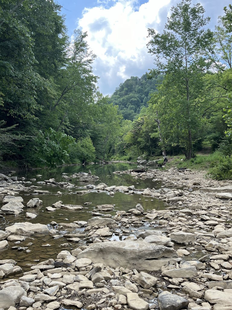 Creek running through eastern Kentucky